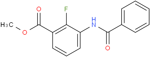3-(苯甲酰氨基)-2-氟苯甲酸甲酯