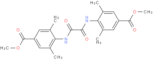 4,​4'-​[(1,​2-​dioxo-​1,​2-​ethanediyl)​diimino]​bis[3,​5-​dimethyl-​, 1,​1'-​dimethyl ester Benzoic acid