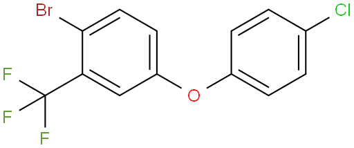 1-溴-4-(4-氯苯氧基)-2-(三氟甲基)苯