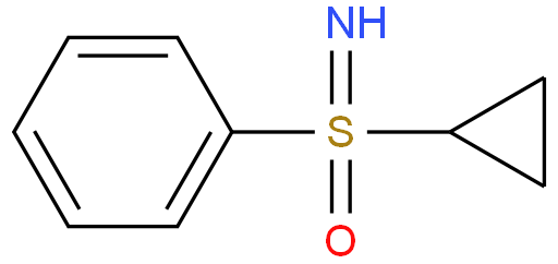 S-环丙基-S-苯基亚磺酰亚胺  这个化合物名称描述了一种含