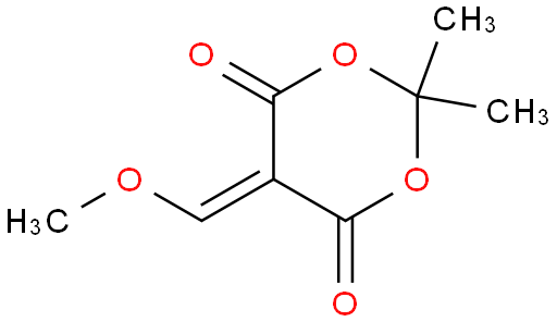 5-(甲氧亚甲基)-2,2-二甲基-1,3-二氧杂环已烷-4,6-二酮