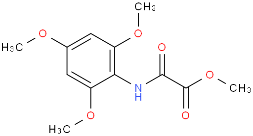 2-​oxo-​2-​[(2,​4,​6-​trimethoxyphenyl)​amino]​-​, methyl ester Acetic acid