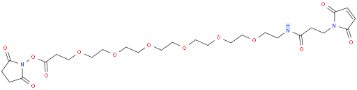 alpha-MaleiMidopropionyl-oMega-succiniMidyl-6(ethylene glycol)