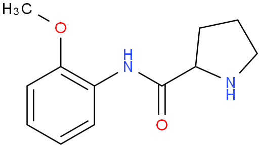 N-​(2-​methoxyphenyl)​-​, (2R)​- 2-​Pyrrolidinecarboxami​de
