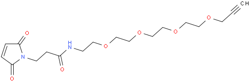 Propargyl-PEG4-Maleimide