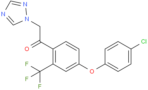 1-[4-(4-氯苯氧基)-2-(三氟甲基)苯基]-2-(1H-1,2,4-三唑-1-基)乙-1-酮