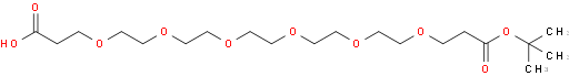 1-(1,1-二甲基乙基) 4,7,10,13,16,19-六氧二十二烷二酸酯