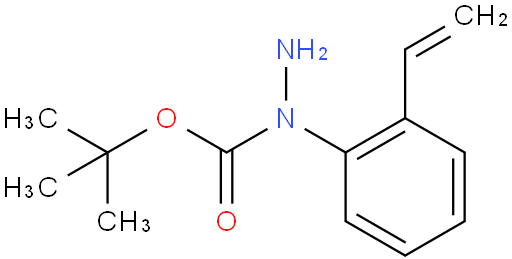 1,1-二甲基乙基 1-(2-乙烯基苯基)肼甲酸酯