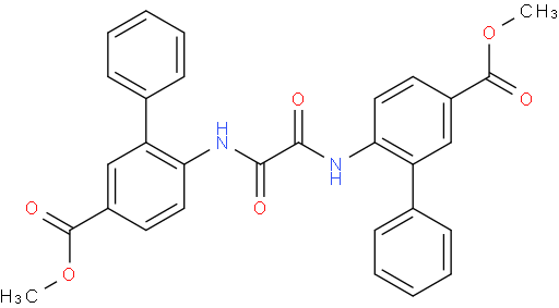 6-​[[2-​[[5-​(methoxycarbonyl)​[1,​1'-​biphenyl]​-​2-​yl]​amino]​-​2-​oxoacetyl]​amino]​-​methyl ester[1,​1'-​Biphenyl]​-​3-​carboxylic acid