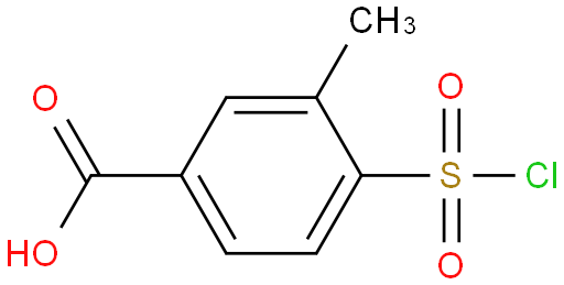 4-(chlorosulfonyl)-3-methylbenzoic acid