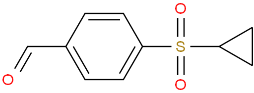 4-(cyclopropanesulfonyl)benzaldehyde