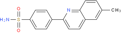 4-(6-Methylquinolin-2-yl)benzenesulfonamide