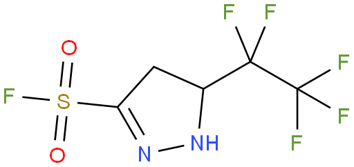 4,5-Dihydro-5-(1,1,2,2,2-pentafluoroethyl)-1H-pyrazole-3-sulfonyl fluoride