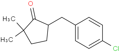 5-(4-氯苯基)-2,2-二甲基环戊酮
