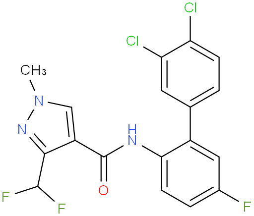N-(3',4'-Dichloro-5-fluoro-1,1'-biphenyl-2-yl)-3-(difluoromethyl)-1-methyl-1H-pyrazole-4-carboxamide
