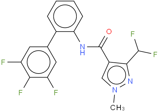 3-(Difluoromethyl)-1-methyl-N-(3',4',5'-trifluorobiphenyl-2-yl)-1H-pyrazole-4-carboxamide; Xemium