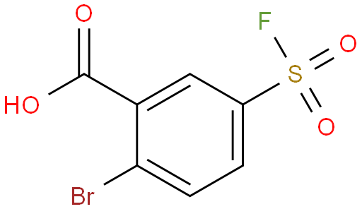 2-Bromo-5-(fluorosulfonyl)benzoic acid