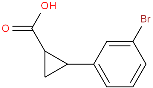 2-(3-溴苯基)环丙烷甲酸