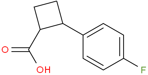 2-(4-Fluorophenyl)cyclobutane-1-carboxylic acid