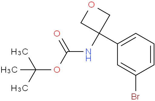 N-[3-(3-溴苯基)氧杂环丁-3-基]氨基甲酸叔丁酯